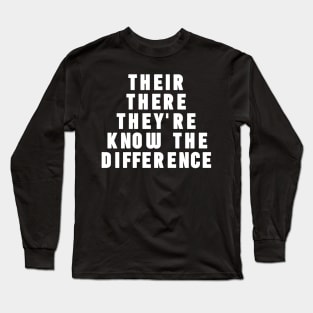 Grammar Long Sleeve T-Shirt